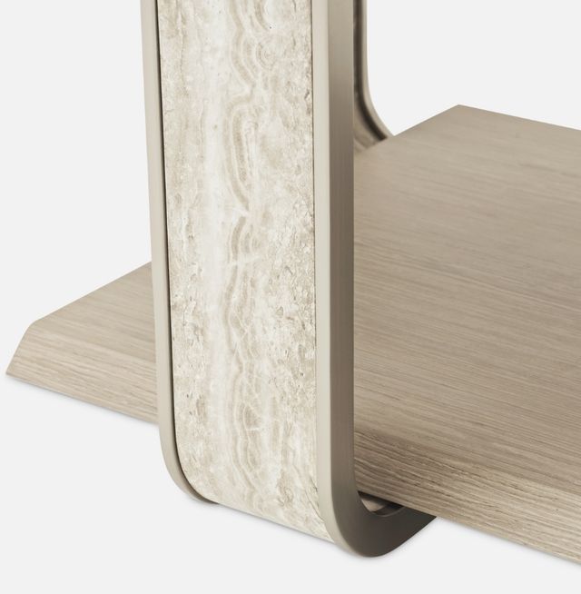 Michael Amini® Lotus Bay Sand Rectangular Cocktail Table-4