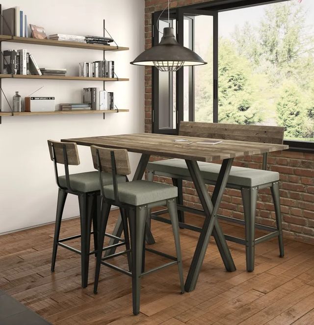 Amisco Customizable Alex Counter Height Dining Table-1