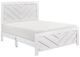 Homelegance® Corbin White 76" California King Panel Bed-0