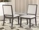 Steve Silver Co.® Mila Washed Grey Dining Room Group with FREE Bench-2