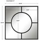 Uttermost® Spurgeon Satin Black Window Mirror-2