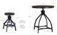 Powell® Haywood 5-Piece Black/Gray Round Bar Table Set-2