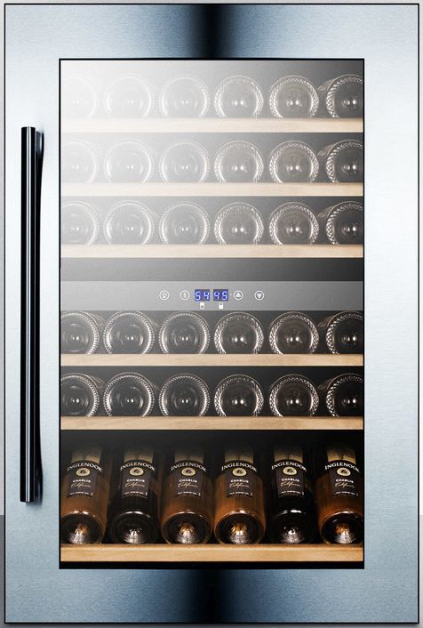 Summit® 24" Stainless Steel Wine Cooler-1