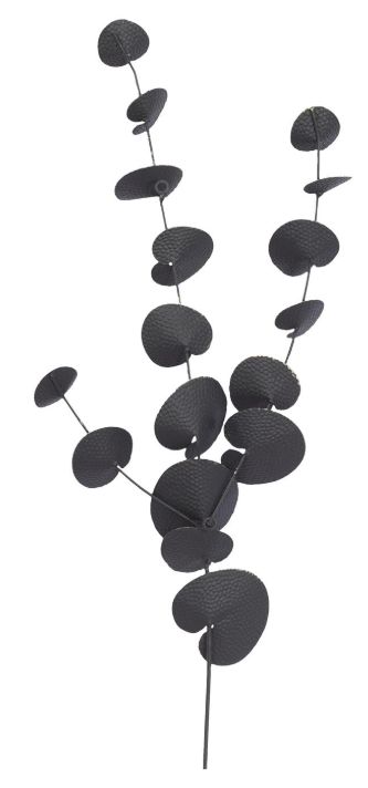Deco Marche Black Leaf Wall Decor-1