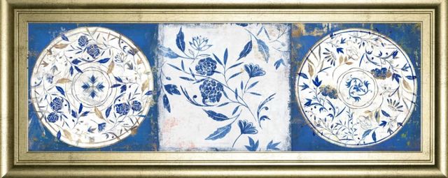 Classy Art A Indgio Ceramics II By Isabelle Z Wall Art-1