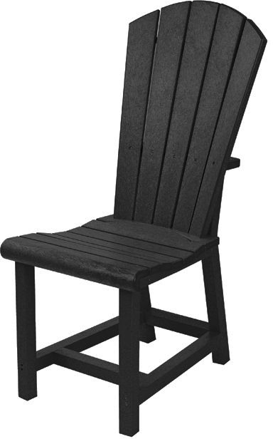 C.R. Plastic Generation Line Black Addy Dining Chair-1