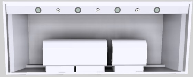 Vent-A-Hood® Designer Series 60" White Wall Mounted Range Hood-3