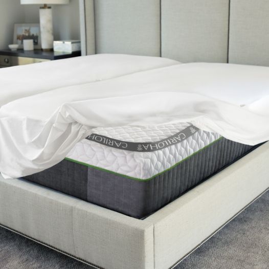 Cariloha Signature Jersey White King Mattress Protector-3