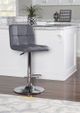 Powell® Brandt Gray Adjustable Bar Stool-1