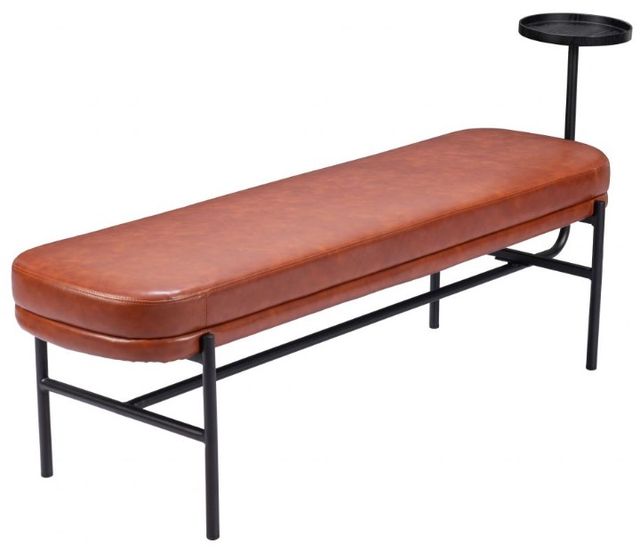 Zuo® Modern Ploce Brown Bench-0