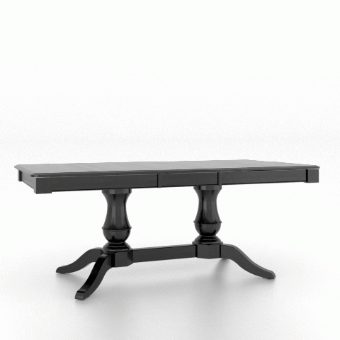 Canadel Customizable Gourmet 76" VS Base Dining Table with One Removable Leaf-3