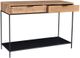 Moe's Home Collection Joliet Natural Console Table with Black Metal Frame-2