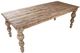 Dovetail Furniture Merak Antique Weathered Wood Dining Table-1