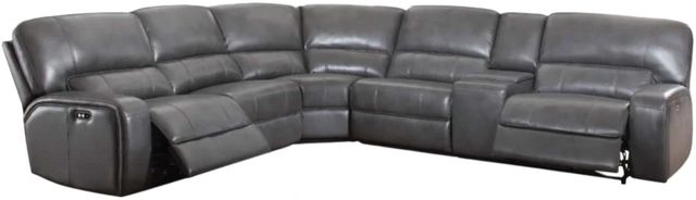 ACME Furniture Saul 5-Piece Gray Power Reclining Sectional-0