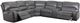 ACME Furniture Saul 5-Piece Gray Power Reclining Sectional-0