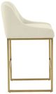 TOV Furniture Lisa by Inspire Me! Home Decor Cream/Gold Counter Stool-4
