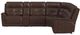Flexsteel® Ranger Rustic Brown Leather Power Reclining Sectional with Custom Layout Options-1
