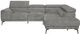Mazin Furniture Medora 2-Piece Gray Right-Arm Facing Sofa Sectional and Chaise-1
