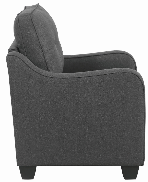 Coaster® Nicolette Dark Grey Accent Chair-2