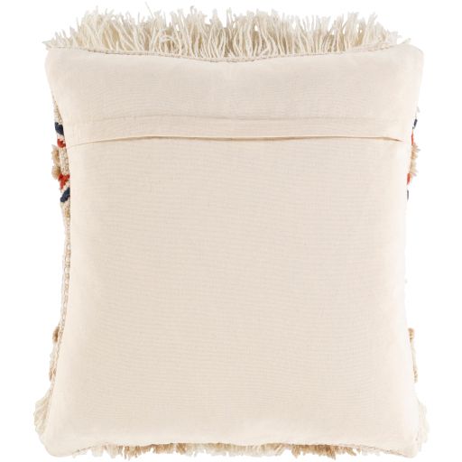 Surya Freya Cream 22"x22" Toss Pillow with Down Insert-1