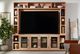 aspenhome® Paige Cashew 97" Console and Hutch-1