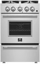 FORNO® Breno Series Alta Qualita 24" Stainless Steel Freestanding Gas Range-0