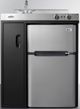 Summit® 30" Black and Stainless Steel All-In-One Kitchenette-0