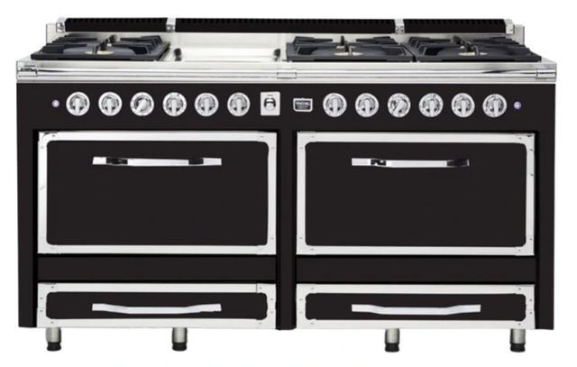 Viking® Tuscany 66" Onyx Pro Style Dual Fuel Range with 2 Induction-0