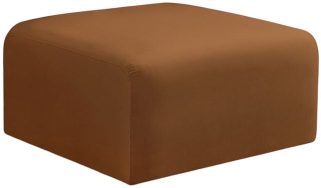 Meridian Furniture Arc Saddle Velvet Ottoman-0