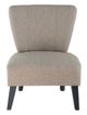 A & B Home Doris Slipper Light Brown Accent Chair-1