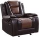 Homelegance® Briscoe Brown Manual Glider Recliner-0