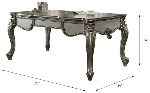ACME Furniture Versailles Antique Platinum Executive Writing Desk-2