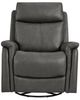 Liberty Furniture Rowland Aline Coal Leather Power Swivel Glider Recliner-3