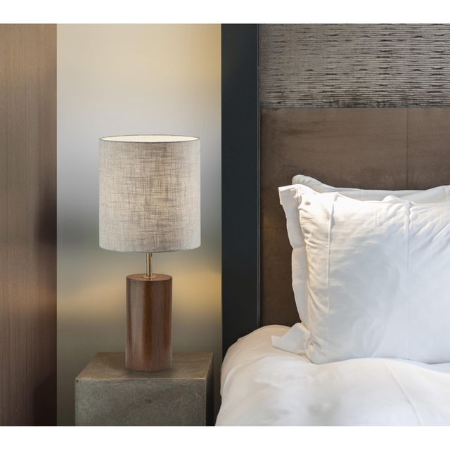 Adesso® Dean Walnut Table Lamp-1