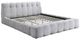 ACME Furniture Hannah Gray Eastern King Upholstered Panel Bed-0