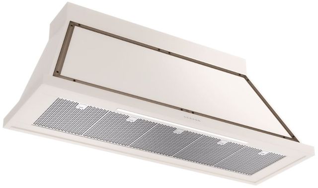 Ilve® Nostalgie II Noblesse 60" Antique White Wall Mounted Range Hood with Burnished Trim-1