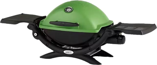 Weber® 1200™ 1-Burner Green Portable Liquid Propane Grill-3