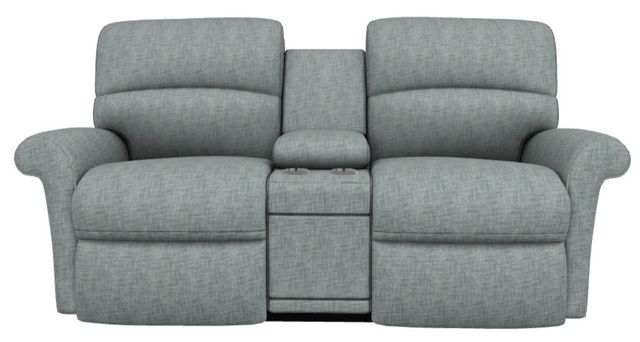 La-Z-Boy® Robin Indigo Power Reclining Loveseat with Console, Headrest, and Lumbar-1