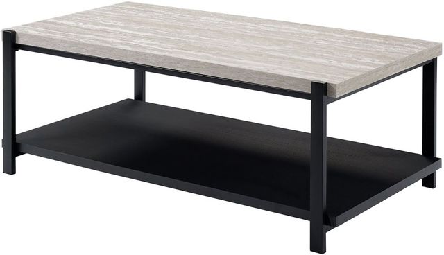 New Classic® Home Furnishings Linea 3-Piece Black/Light Gray Occasional Table Set-2
