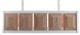Currey & Company Baguette White/Pickled Pearl Chandelier-0