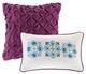 Olliix by Intelligent Design Joni Purple Full/Queen Comforter Set-2