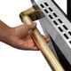ZLINE Autograph Edition Paramount 36" Stainless Steel Pro Style Induction Range with Polished Gold Helix Handle and Accents-5