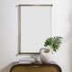 Uttermost® Scroll Antique Brass Rectangular Mirror-1