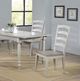 Winners Only® Ridgewood Gray/Oat Arched Ladder Back Dining Side Chair-1