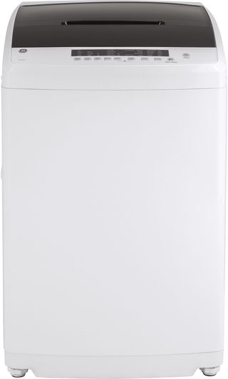GE® 3.3 Cu. Ft. White Impeller Portable Top Load Washer with Stainless Steel Basket