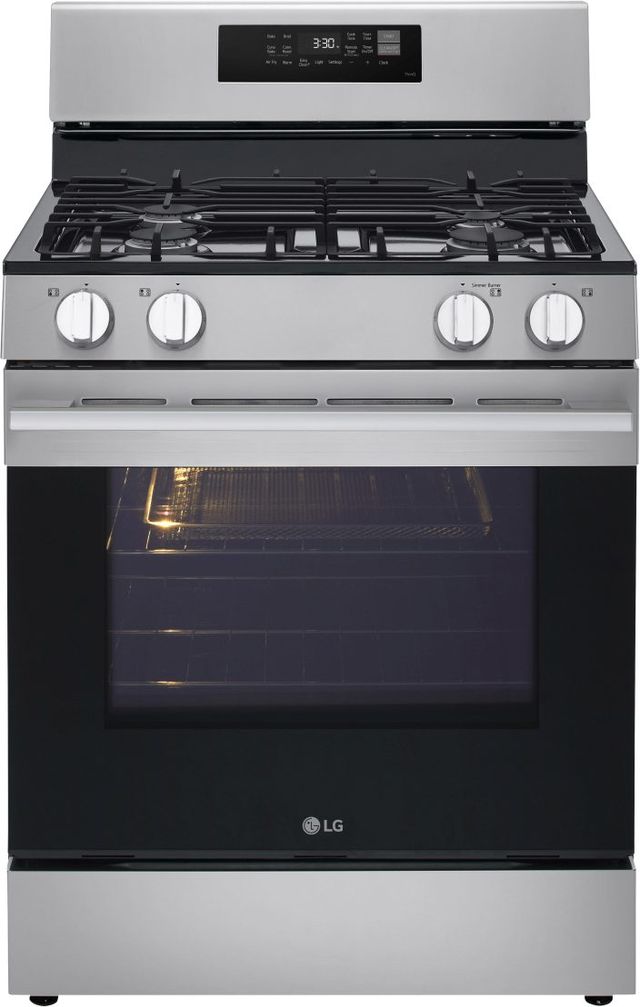LG 30" Stainless Steel Smart Freestanding Gas Range with Probake Convection® and Air Fry-0
