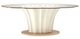 Michael Amini® London Place Clear Table with Creamy Pearl Base-1
