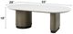 ACME Furniture Clayten White Coffee Table with Light Oak Base-2