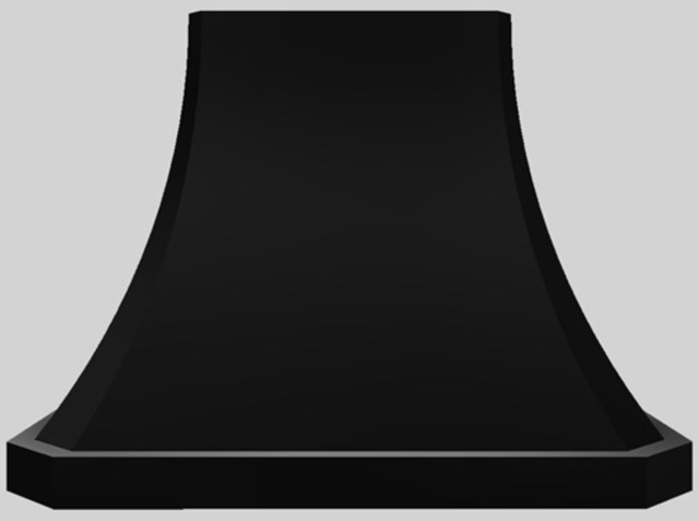 Vent-A-Hood® Designer Series 42" Black Island Range Hood-0