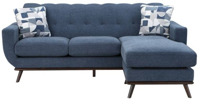Homelegance® Everton 2-Piece Blue Reversible Sectional and Chaise-2
